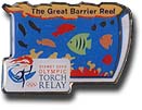 The Great Barrier Reef Torch Relay pin