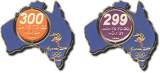 Revolving 300 Day/ 299 Night Countdown Pin