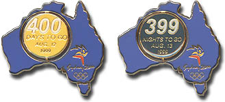 Revolving 400 Day/ 399 Night Countdown Pin
