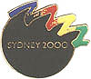 25mm Bid Pin, 5 color logo & black fill