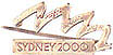 Sydney 2000 cutout Wave Silver Bid pin