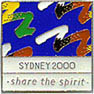 Pinstop Sydney 2000 Bid pin, Waves with Sydney 2000