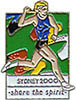Pinstop Sydney 2000 Bid pin, Athletes-Track & Field