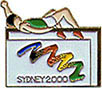 Pinstop Sydney 2000 Bid pin, Athletes-High Jump