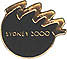 13mm Bid Pin, gold logo & black fill