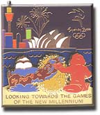 Looking Towards the Games of the New Millennium pin