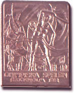 judge's badge from the 1908 London Games
