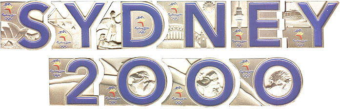 Sydney 2000 Olympic puzlle set Pins
