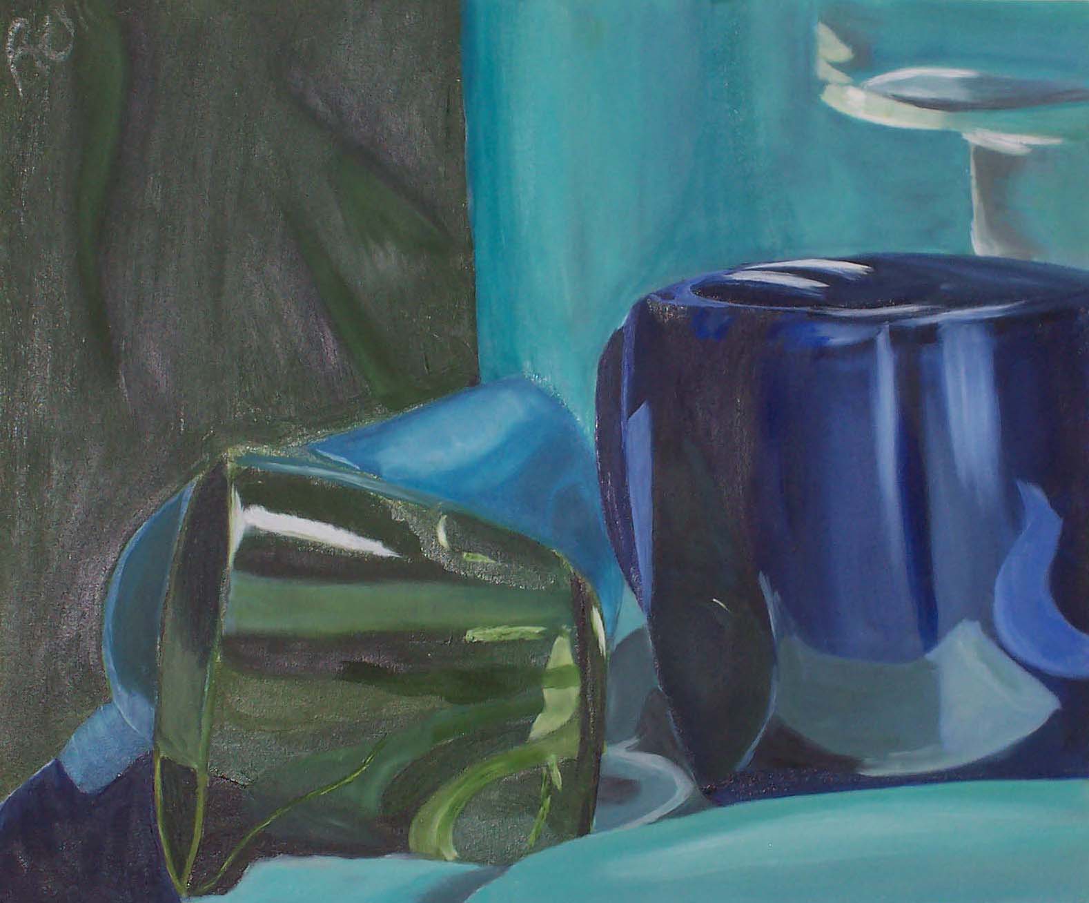 Still life of glass
