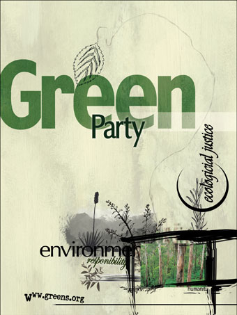 Green Party Poster