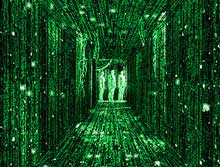 The Matrix vista como una espiral de piedras semipreciosas