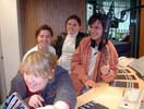 Paddy and Maite at an interview from Radio Antenne.