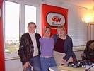 Paddy and Maite at an interview from Saw radio