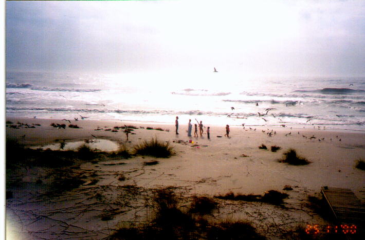 Beach at sunset...