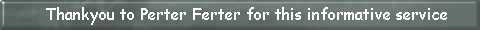 Thankyou to Perter Ferter