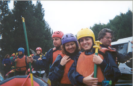 Danai in yellow helmet !