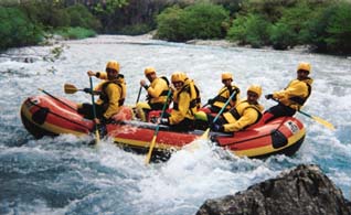 Rafting in Greece
