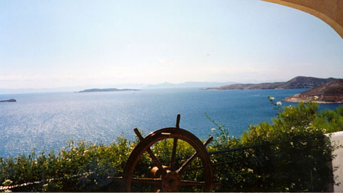 View from Dimitris' veranda!