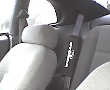 steeda seat belt covers
