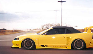 lowered, saleen ground effects/ decals, cobra r spoiler