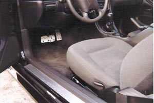 saleen billet aluminum pedals