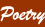 Poetry