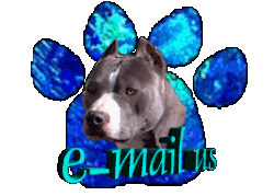 Contact us by clicking on Blue to give us a "bark"