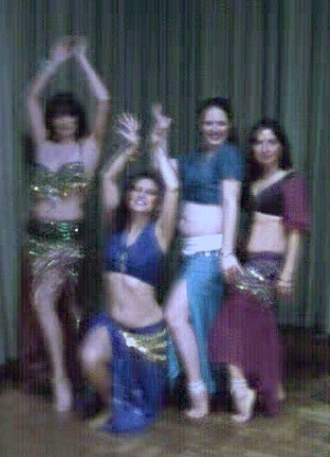 Posing for the newspaper photographers. No joke!