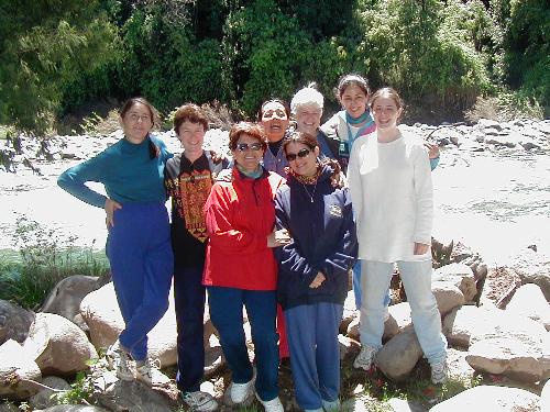 The Capacitar Chile team. From left to right: Maruja, Margaret, Estrella, Doris, Ver�nica, Judy, Toya, and yours truly.