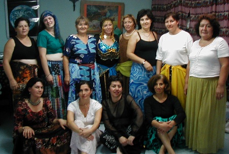 the dance class.