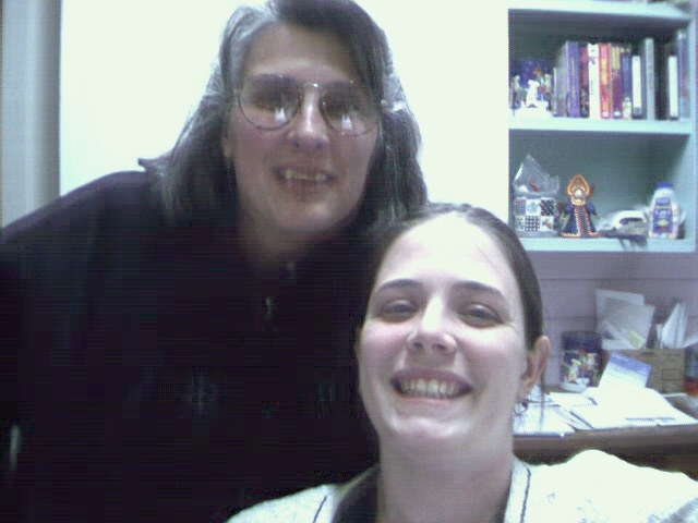 Mimi and I in Casa Ursulina in Chill�n.