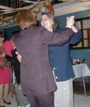 Mimi dancing with Carola's sister Rosa