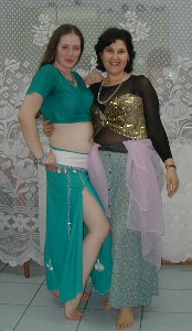 posing with Olga.