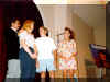 Elizabeth "Leaman" Hague, Steve Bury & Sarah "Watson" Fortune meet Burt Reynolds.
