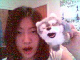 nengli object one: plaintive wolf .. i attempt to emulate said plaintiveness but only look stupid. it happens.