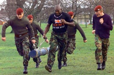  Julius Francis in training