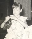 BB doing what she loved best as a child