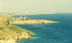 Coast of Turkey. Super place for sailing and scuba diving. The water is crystal clear and the coast is pretty rocky as you can see, not much for beach goers.