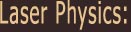 Laser Physics