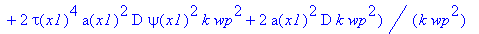 eq15 := a(x1)^2*tau(x1)^2*(`W*`(x1)*W[x1]-W(x1)*`W*`[x1])*I = -1/2*`W*`(x1)*W(x1)*(-4*b[x1]*a(x1)^4*k*wp^2*tau(x1)^2+2*wp^2*tau(x1)^2+8*b(x1)^2*a(x1)^4*wp^2*tau(x1)^2-2^(1/2)*a(x1)^2*kappa*W(x1)*`W*`(x...