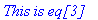 `This is eq[3]`