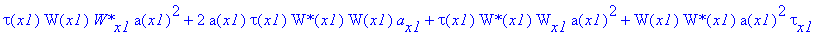 tau(x1)*W(x1)*`W*`[x1]*a(x1)^2+2*a(x1)*tau(x1)*`W*`(x1)*W(x1)*a[x1]+tau(x1)*`W*`(x1)*W[x1]*a(x1)^2+W(x1)*`W*`(x1)*a(x1)^2*tau[x1]