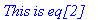 `This is eq[2]`