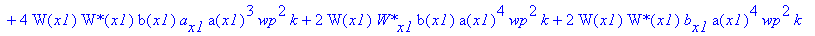PIECEWISE([1/4*`W*`(x1)^2*W(x1)^2*kappa*a(x1)^4*csgn(conjugate(tau(x1)))*tau(x1)*Pi^(1/2), csgn(conjugate(tau(x1))^2) = 1],[infinity, otherwise])+PIECEWISE([-1/4*a(x1)^2*tau(x1)*(2*`W*`(x1)*W[x1]*b(x1)...