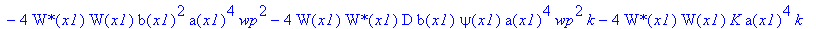 PIECEWISE([1/4*`W*`(x1)^2*W(x1)^2*kappa*a(x1)^4*csgn(conjugate(tau(x1)))*tau(x1)*Pi^(1/2), csgn(conjugate(tau(x1))^2) = 1],[infinity, otherwise])+PIECEWISE([-1/4*a(x1)^2*tau(x1)*(2*`W*`(x1)*W[x1]*b(x1)...