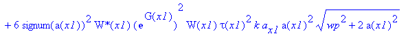 PIECEWISE([1/8*a(x1)^5*Pi*tau(x1)^3*(-2*wp^3*`W*`(x1)*exp(G(x1))^2*g*W(x1)*tau(x1)^2*k*a(x1)+6*signum(a(x1))^2*`W*`(x1)*exp(G(x1))^2*W(x1)*tau(x1)^2*k*a[x1]*a(x1)^2*(wp^2+2*a(x1)^2)^(1/2)+signum(a(x1))...
