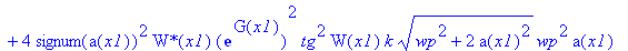 PIECEWISE([1/8*a(x1)^5*Pi*tau(x1)^3*(-2*wp^3*`W*`(x1)*exp(G(x1))^2*g*W(x1)*tau(x1)^2*k*a(x1)+6*signum(a(x1))^2*`W*`(x1)*exp(G(x1))^2*W(x1)*tau(x1)^2*k*a[x1]*a(x1)^2*(wp^2+2*a(x1)^2)^(1/2)+signum(a(x1))...