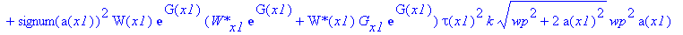 PIECEWISE([1/8*a(x1)^5*Pi*tau(x1)^3*(-2*wp^3*`W*`(x1)*exp(G(x1))^2*g*W(x1)*tau(x1)^2*k*a(x1)+6*signum(a(x1))^2*`W*`(x1)*exp(G(x1))^2*W(x1)*tau(x1)^2*k*a[x1]*a(x1)^2*(wp^2+2*a(x1)^2)^(1/2)+signum(a(x1))...