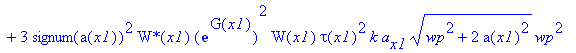 PIECEWISE([1/8*a(x1)^5*Pi*tau(x1)^3*(-2*wp^3*`W*`(x1)*exp(G(x1))^2*g*W(x1)*tau(x1)^2*k*a(x1)+6*signum(a(x1))^2*`W*`(x1)*exp(G(x1))^2*W(x1)*tau(x1)^2*k*a[x1]*a(x1)^2*(wp^2+2*a(x1)^2)^(1/2)+signum(a(x1))...