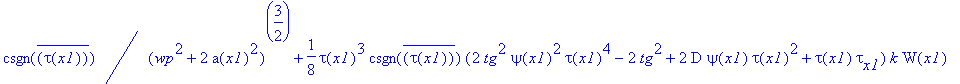 PIECEWISE([1/8*a(x1)^5*Pi*tau(x1)^3*(-2*wp^3*`W*`(x1)*exp(G(x1))^2*g*W(x1)*tau(x1)^2*k*a(x1)+6*signum(a(x1))^2*`W*`(x1)*exp(G(x1))^2*W(x1)*tau(x1)^2*k*a[x1]*a(x1)^2*(wp^2+2*a(x1)^2)^(1/2)+signum(a(x1))...